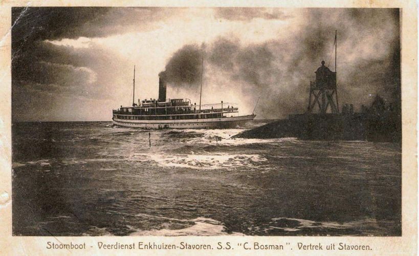 ss C. Bosman vertrek Stavoren